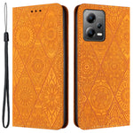 Læderetui til Xiaomi Poco X5 5G / Redmi Note 12 5G (Kina) / (Indien) / (Global) med magnetisk adsorption, trykt motiv og pung