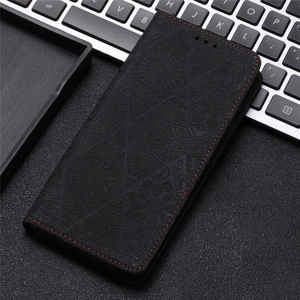 For Xiaomi Redmi Note 12 4G Anti-drop Imprinted PU Leather Phone Case Wallet Stand Cover