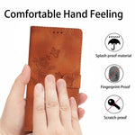 For Oppo A94 5G Wallet Stand Phone Case Imprinted Flower Shockproof PU Leather Cell Phone Cover