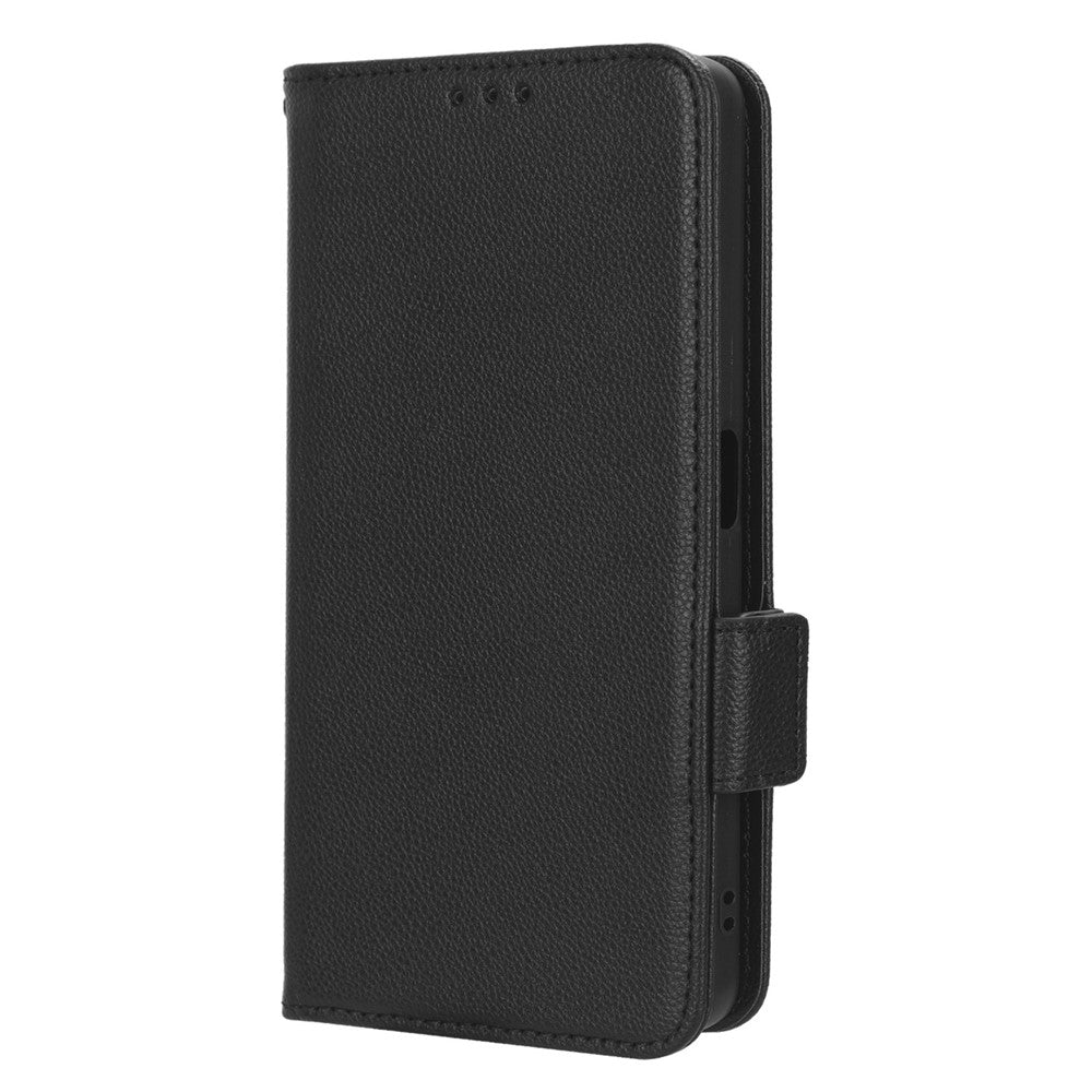 Phone Leather Case for Oppo A98 5G / F23 5G / A1 5G , Litchi Texture Wallet Stand Cell Phone Cover