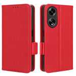 Phone Leather Case for Oppo A98 5G / F23 5G / A1 5G , Litchi Texture Wallet Stand Cell Phone Cover