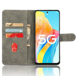 For Oppo A98 5G / F23 5G / A1 5G PU Leather Stand Case RFID Blocking Phone Wallet Cover with Strap