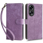 For Oppo A98 5G / F23 5G / A1 5G PU Leather Stand Case RFID Blocking Phone Wallet Cover with Strap