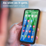 Kameralinsskydd för Samsung Galaxy A34 5G Klar Akryl+TPU mobilskal med PET-skärmfilm