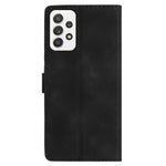 For Samsung Galaxy A32 4G (EU Version) Leather Phone Cover Flower Imprint Stand Case with Wallet