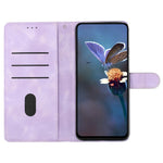 For Samsung Galaxy A41 (Global Version) Phone Stand Case Flower Imprint PU Leather Wallet Cover