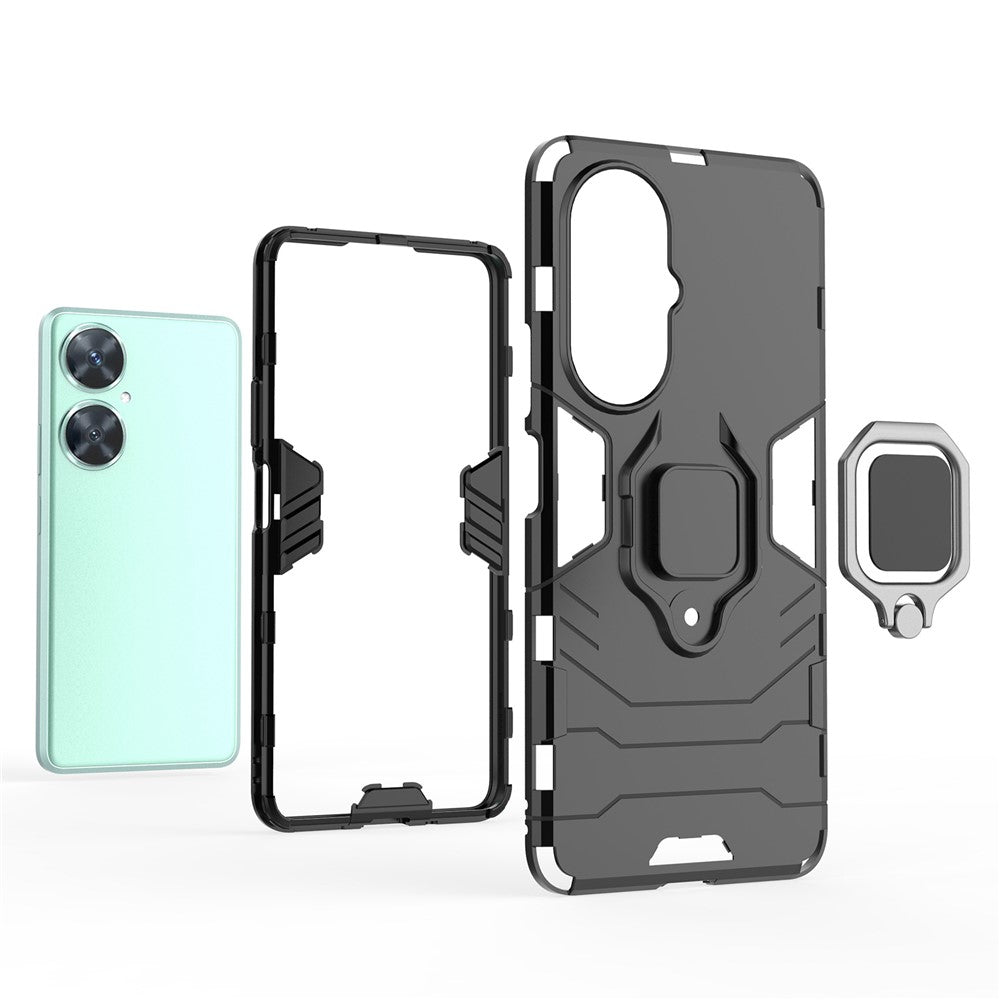 For Huawei nova 11i Soft TPU Hard PC Phone Case Kickstand Shockproof Cover