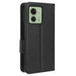 For Motorola Edge 40 5G Litchi Texture Folio Flip PU Leather Case Stand Phone Wallet Cover