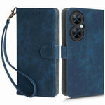 For Huawei nova 11i / Maimang 20 / Enjoy 60 Pro PU Leather RFID Blocking Wallet Cover Stand Phone Case with Strap