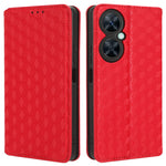 For Huawei nova 11i / Maimang 20 / Enjoy 60 Pro Stand Wallet PU Leather Rhombus Imprinted Anti-drop Phone Cover