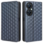 For Huawei nova 11i / Maimang 20 / Enjoy 60 Pro Stand Wallet PU Leather Rhombus Imprinted Anti-drop Phone Cover