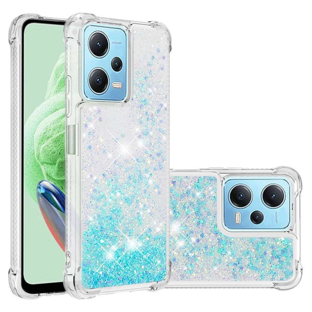 Xiaomi Redmi Note 12 4G TPU-skal Glitter Quicksand Stötsäkert mobilbaksida