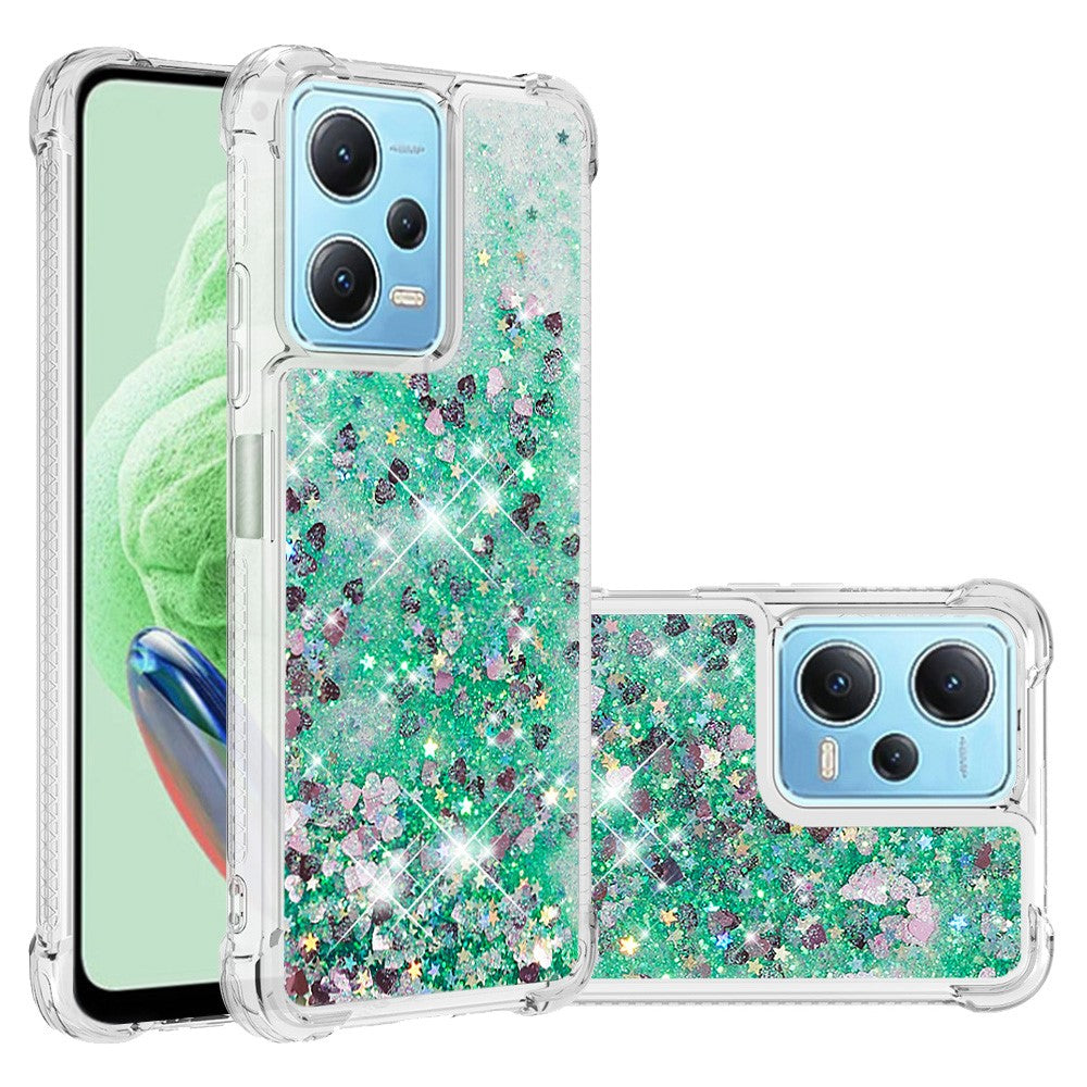 Xiaomi Redmi Note 12 4G TPU-skal Glitter Quicksand Stötsäkert mobilbaksida