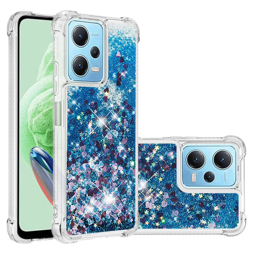 Xiaomi Redmi Note 12 4G TPU-skal Glitter Quicksand Stötsäkert mobilbaksida