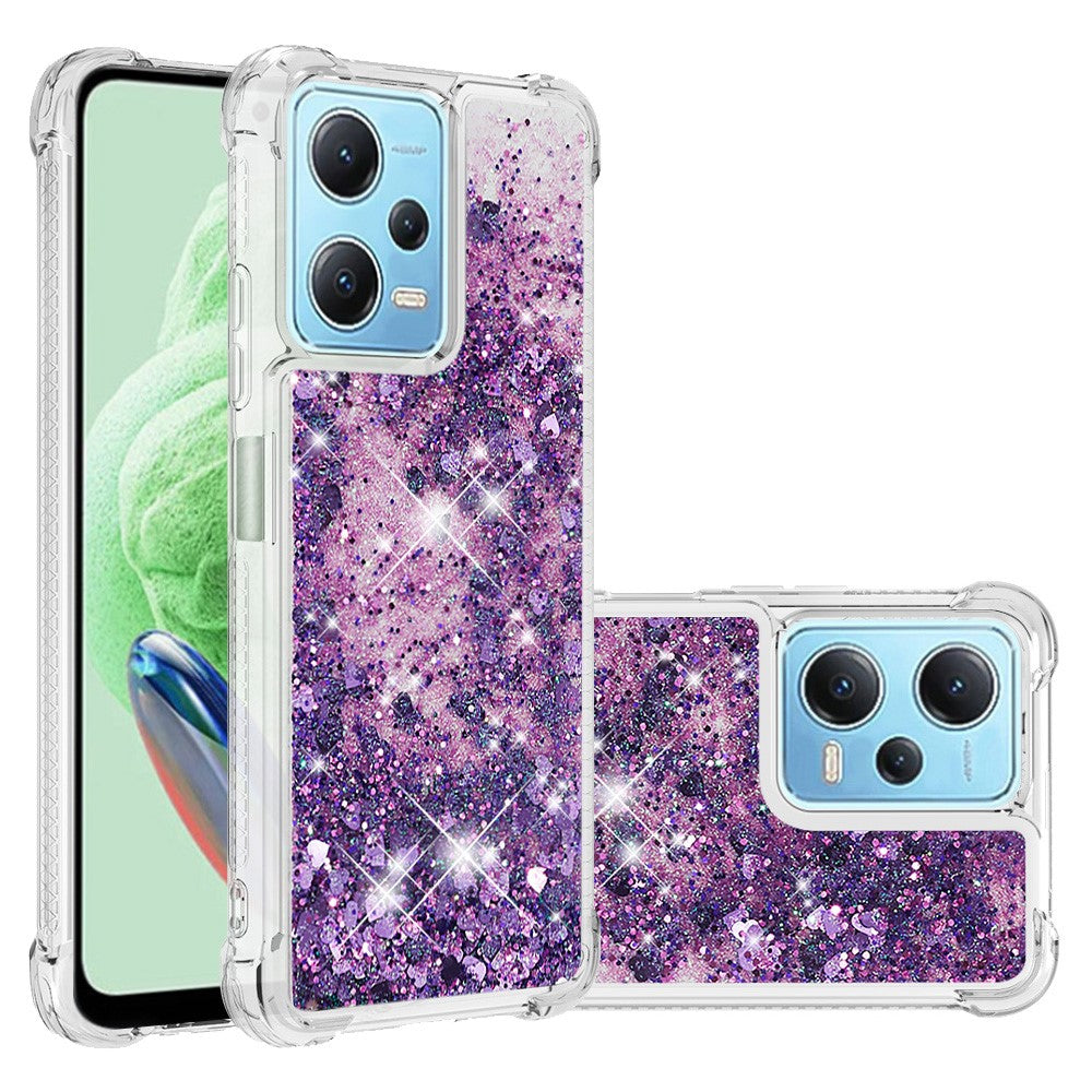 Xiaomi Redmi Note 12 4G TPU-skal Glitter Quicksand Stötsäkert mobilbaksida