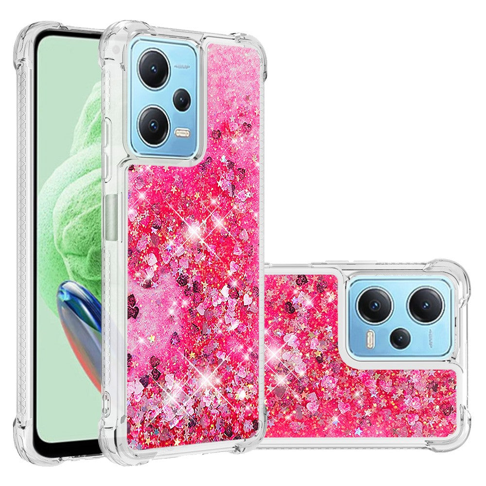Xiaomi Redmi Note 12 4G TPU-skal Glitter Quicksand Stötsäkert mobilbaksida