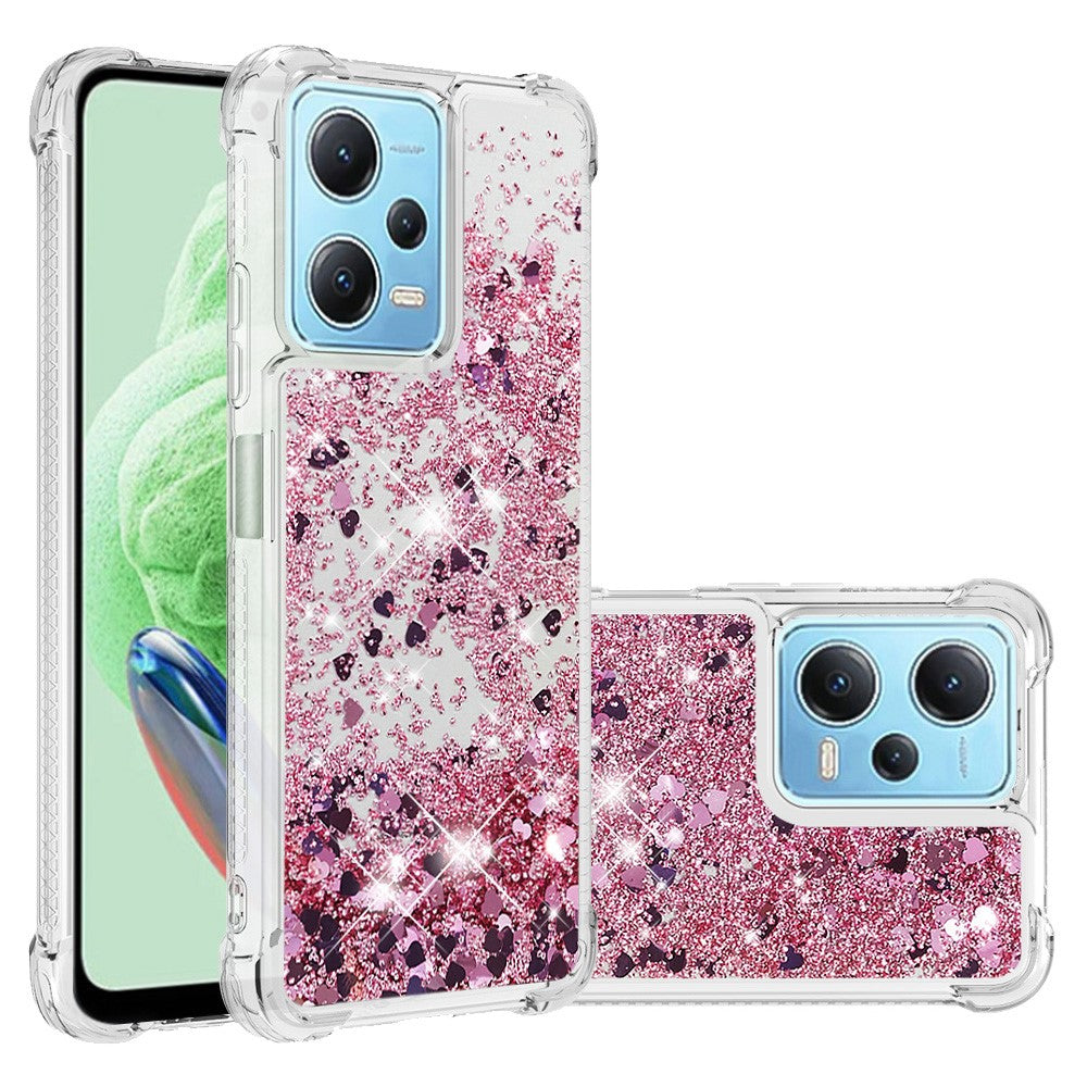 Xiaomi Redmi Note 12 4G TPU-skal Glitter Quicksand Stötsäkert mobilbaksida