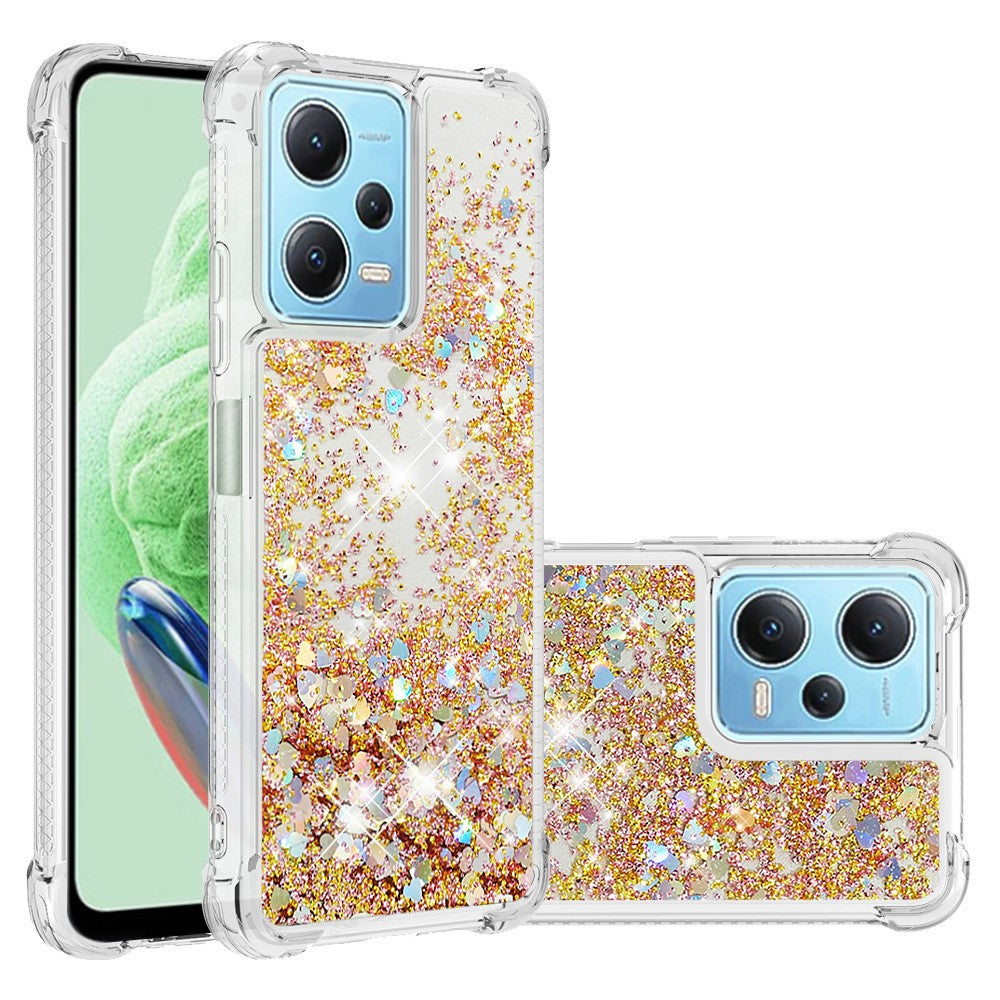 For Xiaomi Redmi Note 12 4G TPU Case Glitter Quicksand Shockproof Phone Back Cover