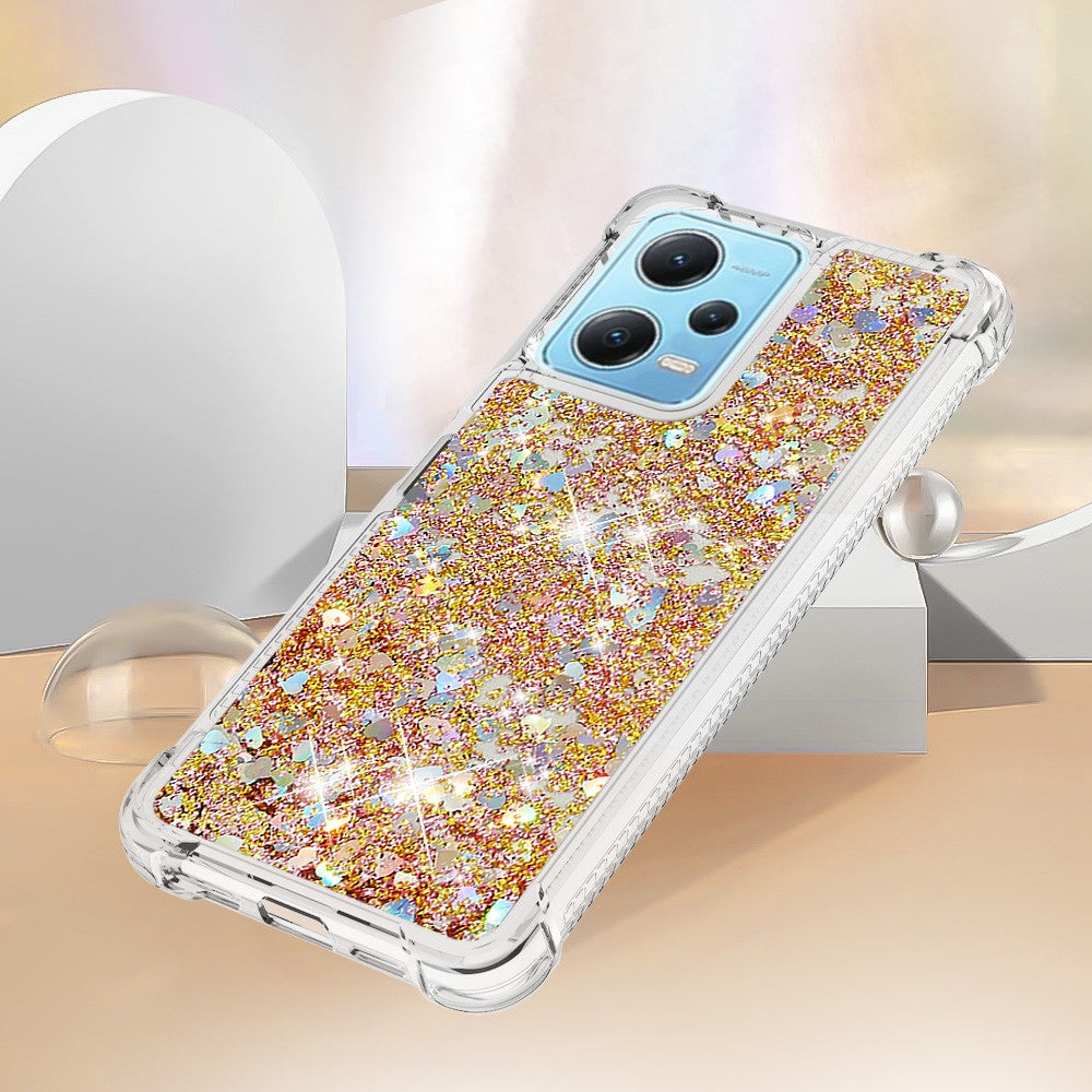 For Xiaomi Redmi Note 12 4G TPU Case Glitter Quicksand Shockproof Phone Back Cover