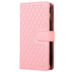 For Oppo Reno8 T 5G / A1 Pro 5G Zipper Pocket Leather Drop-proof Shell 9 Card Slots Wallet Stand Phone Case
