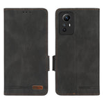 Xiaomi Redmi Note 12S 4G Dammtät mobilskal Hårdvara Dekor Stativskydd Plånbok PU Läder Skal