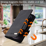 For Xiaomi Redmi Note 12S 4G Dustproof Phone Case Hardware Decor Stand Cover Wallet PU Leather Shell