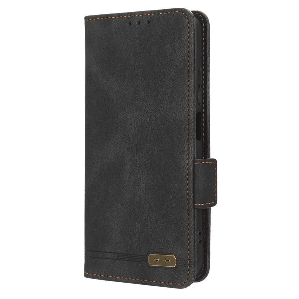 For Xiaomi Redmi Note 12S 4G Dustproof Phone Case Hardware Decor Stand Cover Wallet PU Leather Shell