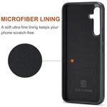 DG.MING M2 Series for Samsung Galaxy A34 5G Detachable Magnetic Phone Case PU Leather Coated PC+TPU Wallet Cover with Kickstand