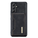 DG.MING M2 Series for Samsung Galaxy A34 5G Detachable Magnetic Phone Case PU Leather Coated PC+TPU Wallet Cover with Kickstand