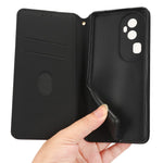 For Oppo Reno10 Pro+ 5G PU Leather Foldable Stand Case Shockproof Rhombus Imprinted Phone Cover
