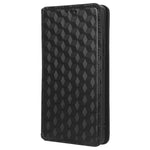 For Oppo Reno10 Pro+ 5G PU Leather Foldable Stand Case Shockproof Rhombus Imprinted Phone Cover