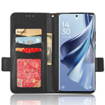 Leather Case for Oppo Reno10 Pro+ 5G , Wallet Stand Anti-fall Litchi Texture Cell Phone Cover