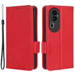 Leather Case for Oppo Reno10 Pro+ 5G , Wallet Stand Anti-fall Litchi Texture Cell Phone Cover