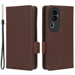 Leather Case for Oppo Reno10 Pro+ 5G , Wallet Stand Anti-fall Litchi Texture Cell Phone Cover