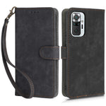 For Xiaomi Redmi Note 10 Pro 4G (Global) / (India) / Note 10 Pro Max 4G RFID Blocking PU Leather Stand Case Phone Wallet Cover