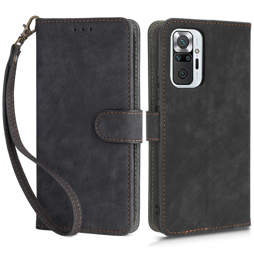 For Xiaomi Redmi Note 10 Pro 4G (Global) / (India) / Note 10 Pro Max 4G RFID Blocking PU Leather Stand Case Phone Wallet Cover