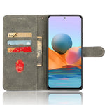 For Xiaomi Redmi Note 10 Pro 4G (Global) / (India) / Note 10 Pro Max 4G RFID Blocking PU Leather Stand Case Phone Wallet Cover