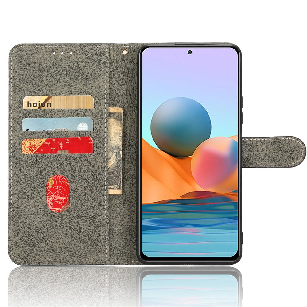 For Xiaomi Redmi Note 10 Pro 4G (Global) / (India) / Note 10 Pro Max 4G RFID Blocking PU Leather Stand Case Phone Wallet Cover