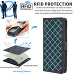 For Xiaomi Redmi Note 10 Pro 4G (Global) / (India) / Note 10 Pro Max 4G RFID Blocking PU Leather Stand Case Phone Wallet Cover