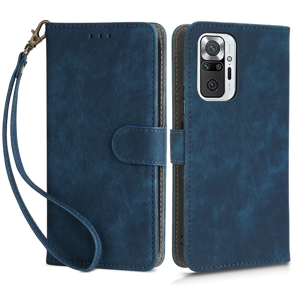 For Xiaomi Redmi Note 10 Pro 4G (Global) / (India) / Note 10 Pro Max 4G RFID Blocking PU Leather Stand Case Phone Wallet Cover