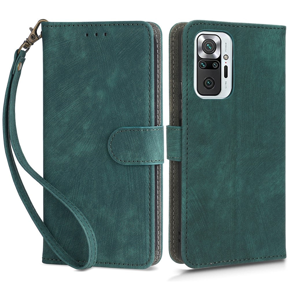 For Xiaomi Redmi Note 10 Pro 4G (Global) / (India) / Note 10 Pro Max 4G RFID Blocking PU Leather Stand Case Phone Wallet Cover