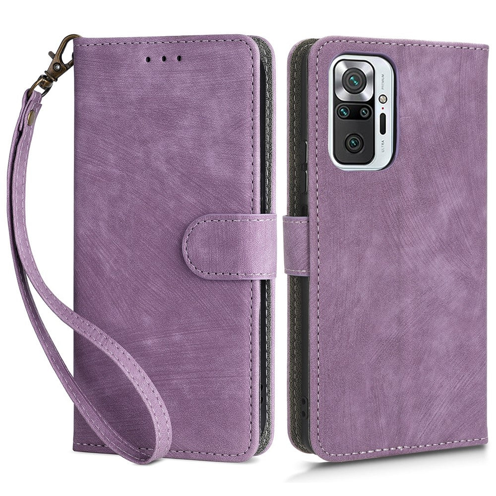 For Xiaomi Redmi Note 10 Pro 4G (Global) / (India) / Note 10 Pro Max 4G RFID Blocking PU Leather Stand Case Phone Wallet Cover