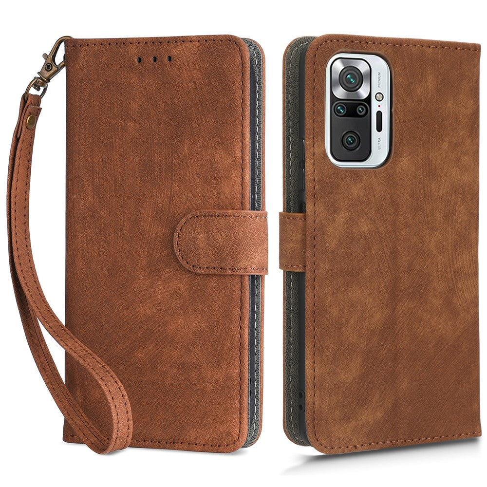 For Xiaomi Redmi Note 10 Pro 4G (Global) / (India) / Note 10 Pro Max 4G RFID Blocking PU Leather Stand Case Phone Wallet Cover