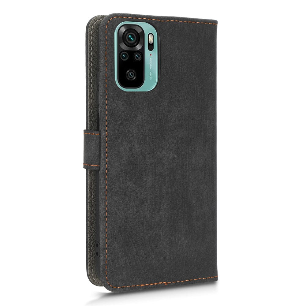For Xiaomi Poco M5s 4G / Redmi Note 10 4G / Note 10S 4G / Note 11 SE (India) 4G RFID Blocking Mobile Phone PU Leather Stand Case Wallet Cover