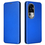 Oppo Reno10 Pro+ 5G Kolfibertextur Kortplats Läderfodral Flip Stativ mobilfodral