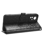 For Xiaomi Redmi Note 12S 4G Dot Imprinted Phone Stand Cover PU Leather Wallet Phone Case