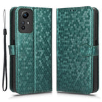 For Xiaomi Redmi Note 12S 4G Dot Imprinted Phone Stand Cover PU Leather Wallet Phone Case