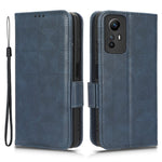 Xiaomi Redmi Note 12S 4G PU-läder plånboksfodral med tryckt triangel, vikbart stativ