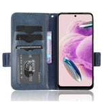 For Xiaomi Redmi Note 12S 4G PU Leather Wallet Phone Case Imprinted Triangle Folding Stand Cover