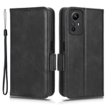 For Xiaomi Redmi Note 12S 4G PU Leather Wallet Phone Case Imprinted Triangle Folding Stand Cover